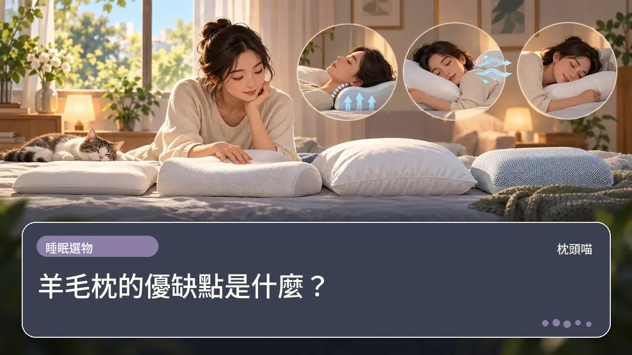 羊毛枕的優缺點是什麼？主題插畫